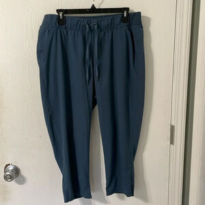 Champion Blue Capris Joggers Large Elastic Waist Band With Drawstrings Size XXL